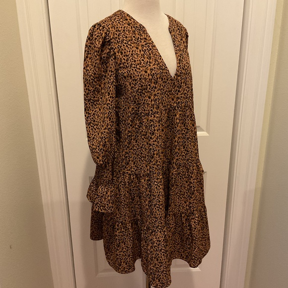 Pomander Place Dress Leopard Kenzo Size L - Picture 2 of 6